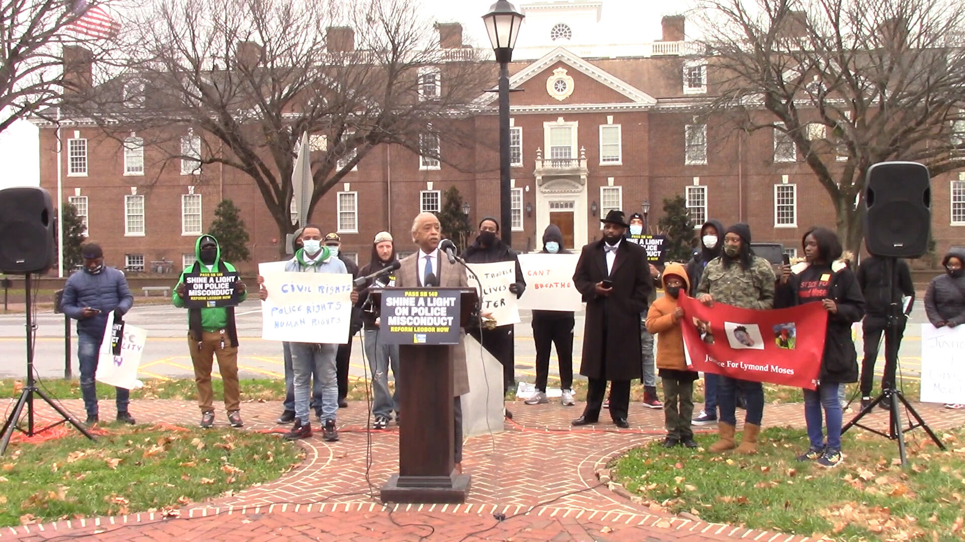 Al Sharpton police reform rally 112221